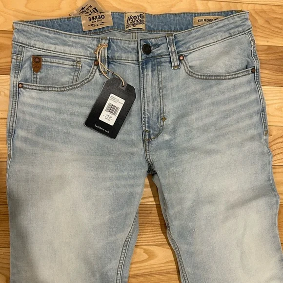 Men's Light Blue Bootcut Jeans Moon Shine Spirit From Boot Barn - Picture 3 of 12